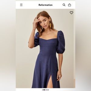 Reformation Belgian Linen Dress